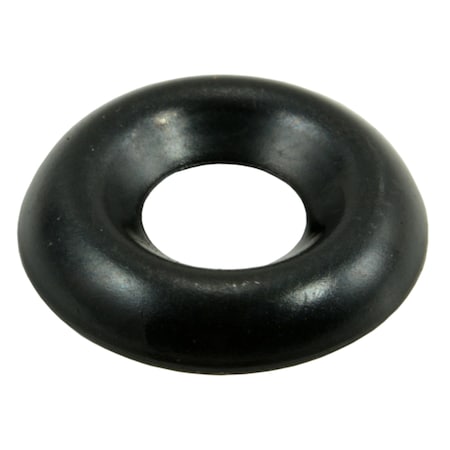 Midwest Fastener Countersunk Washer, Fits Bolt Size #10 , Steel Black Oxide Finish, 45 PK 36323